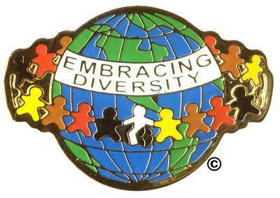 Embracing Diversity Pin