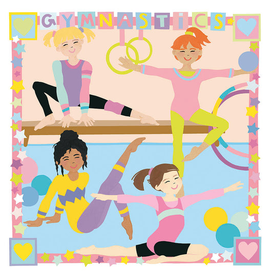 Gymnastics Girls Print