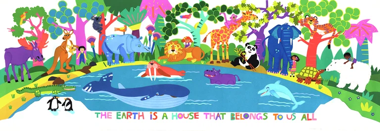The Earth is a House Print