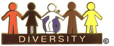 Diversity People Pin
