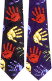 Handprints Tie