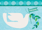 It's all about peace in this contemporary card.