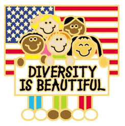 Diversity is Beautiful Pin