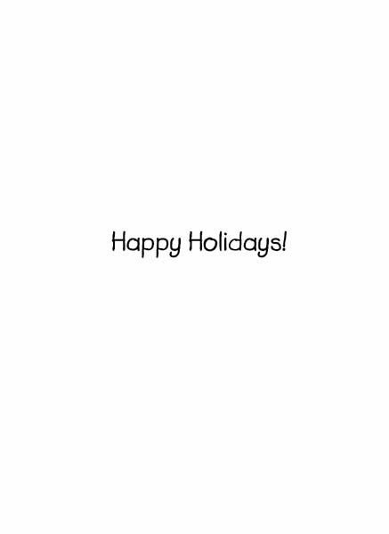 Inside text: Happy Holidays!